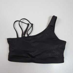 ziya women's sports bra purple one strappy large